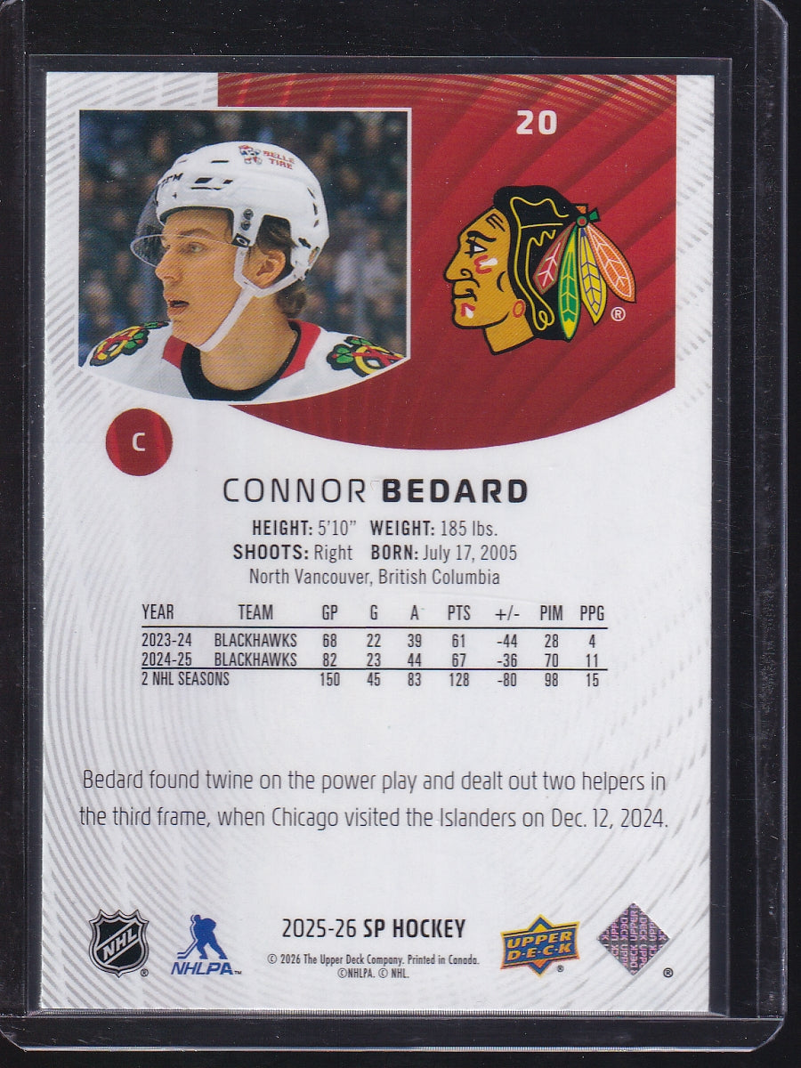 2025-26 SP #20 Connor Bedard