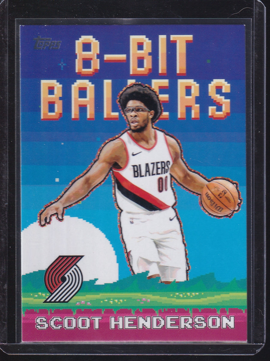 2025-26 Topps #8B-14 Scoot Henderson 8-Bit Ballers
