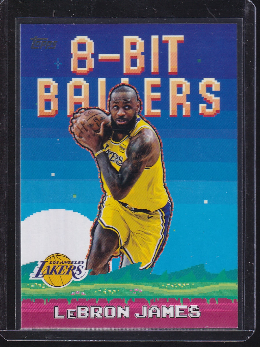 2025-26 Topps #8B-19 LeBron James 8-Bit Ballers