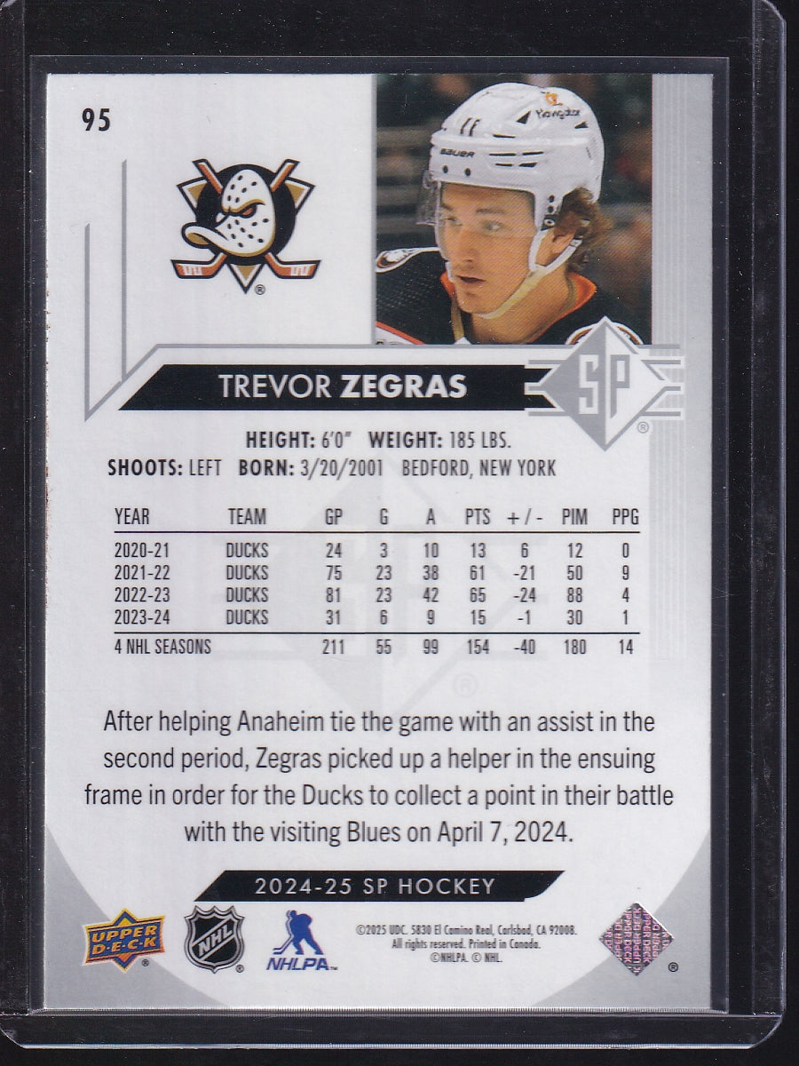 2024-25 SP #95 Trevor Zegras