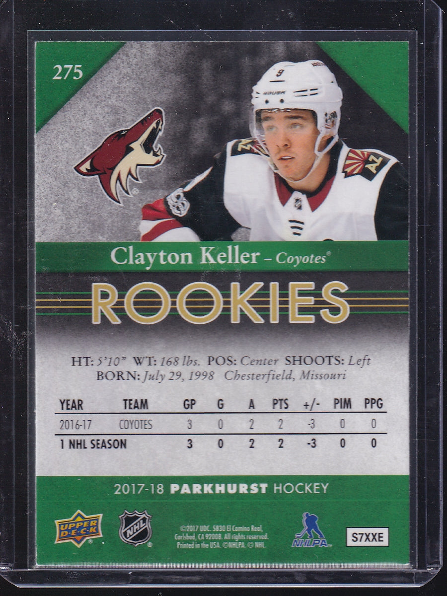 2017-18 Parkhurst #275 Clayton Keller