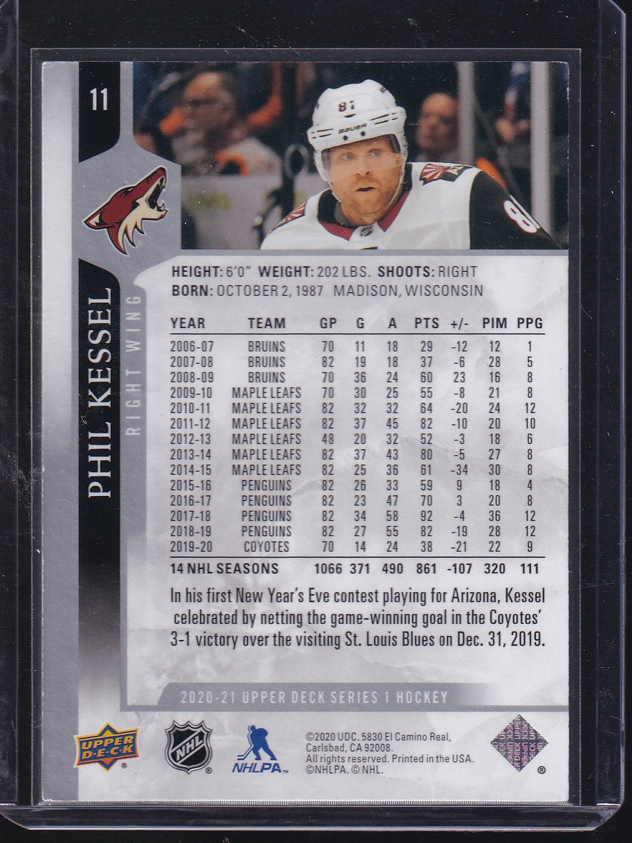 2020-21 Upper Deck #11 Phil Kessel