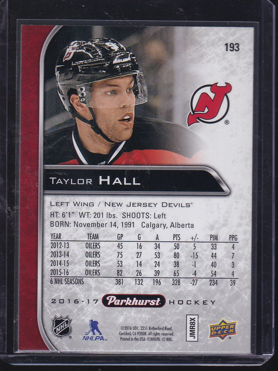 2016-17 Parkhurst #193 Taylor Hall Red