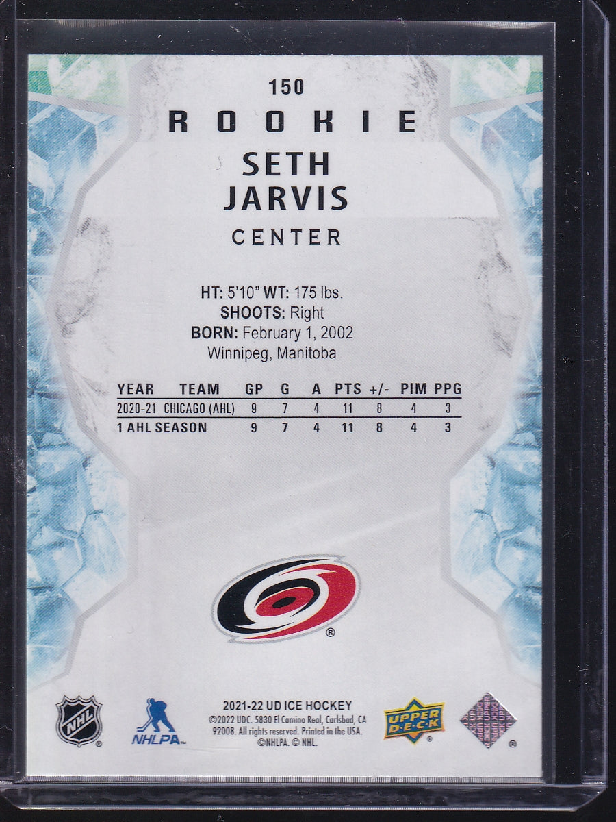 2021-22 Upper Deck Ice #150 Seth Jarvis