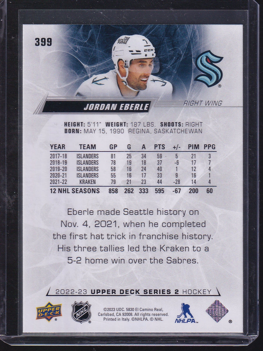 2022-23 Upper Deck #399 Jordan Eberle