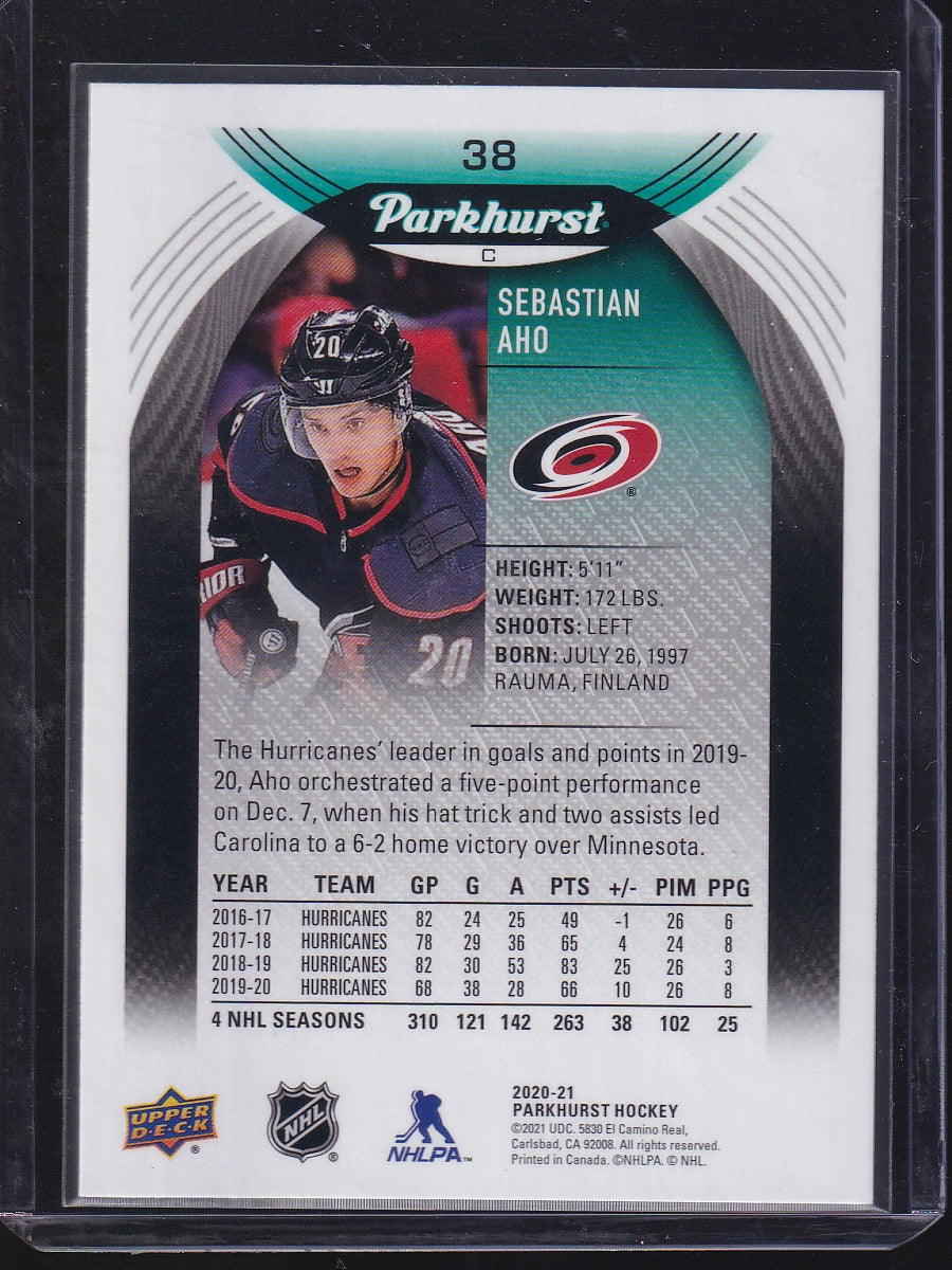 2020-21 Parkhurst #38 Sebastian Aho