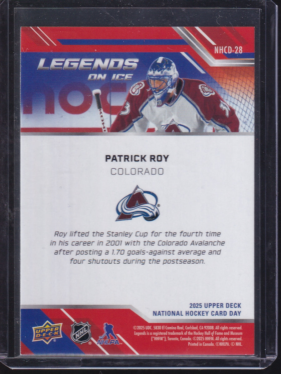 2025 Upper Deck National Hockey Card Day #NHCD-28 Patrick Roy