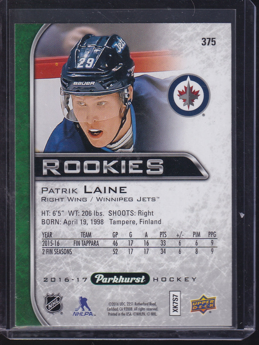 2016-17 Parkhurst #375 Patrik Laine