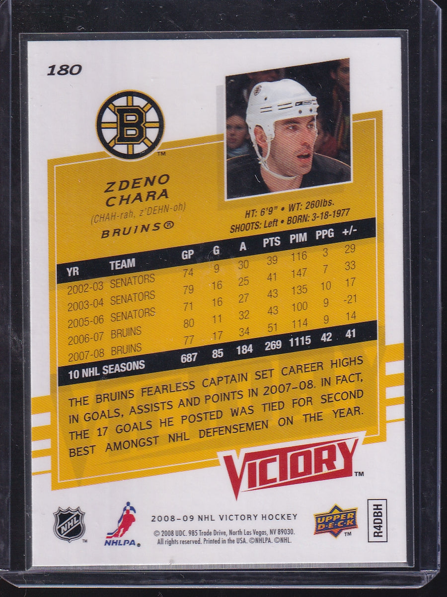 2008-09 Upper Deck Victory #180 Zdeno Chara