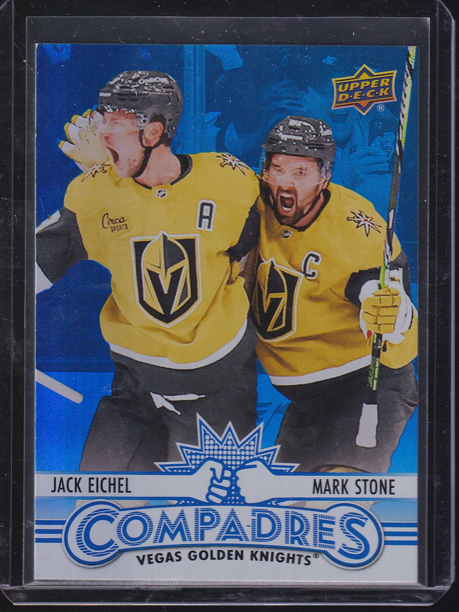 2025-26 Upper Deck #CM-14 Jack Eichel / Mark Stone Compadres