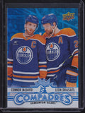 2025-26 Upper Deck #CM-2 Connor McDavid / Leon Draisaitl Compadres Speckle