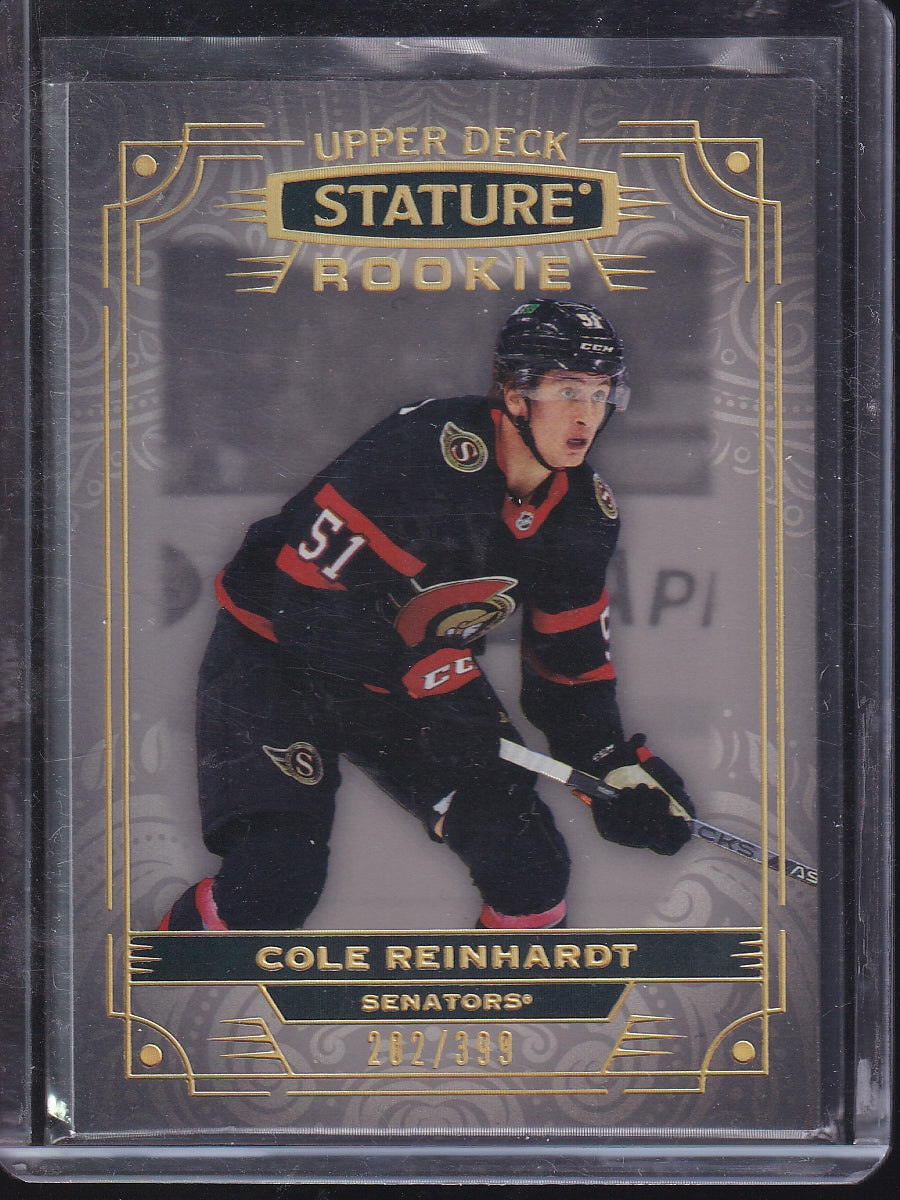 2022-23 Upper Deck Stature #194 Cole Reinhardt #/399