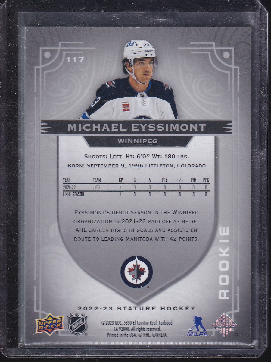 2022-23 Upper Deck Stature #117 Michael Eyssimont #/399