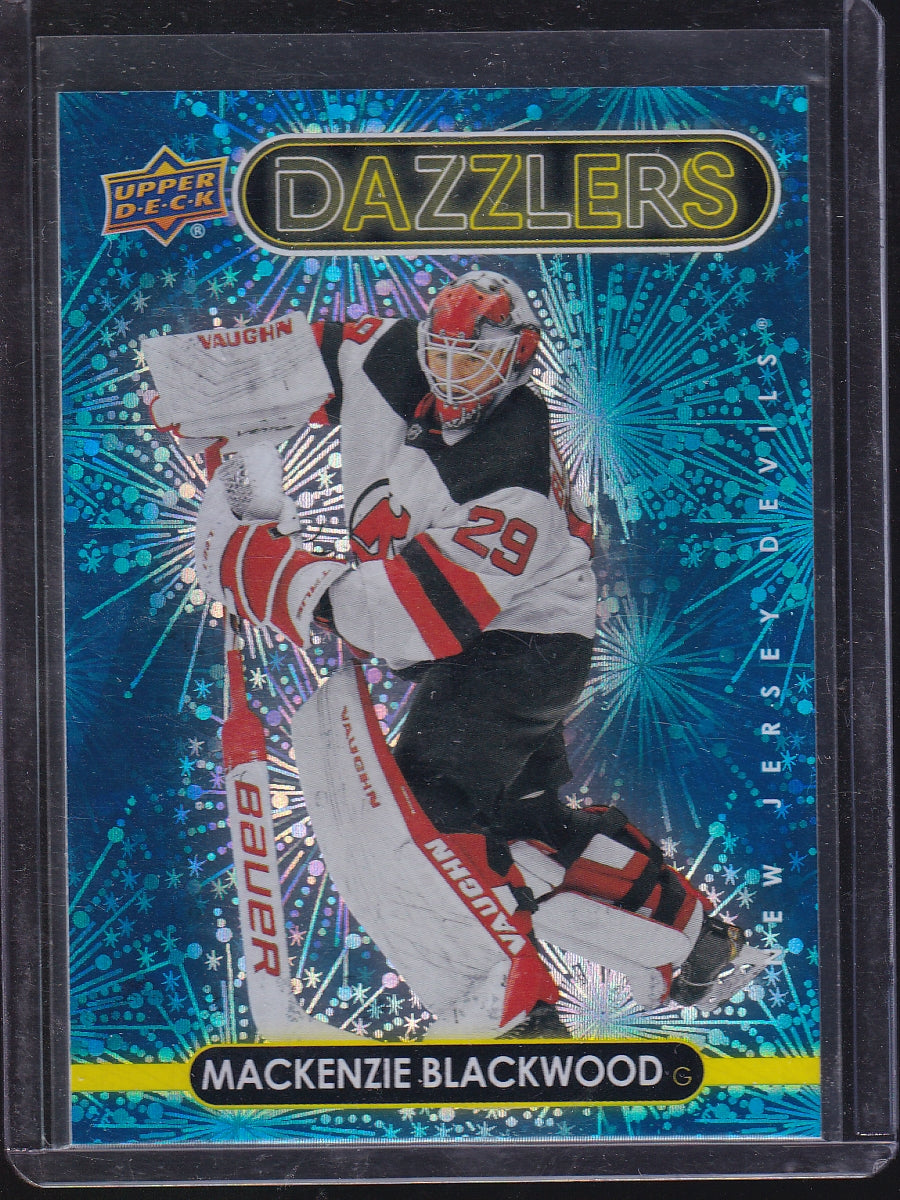 2021-22 Upper Deck #DZ-78 Mackenzie Blackwood Dazzlers Blue