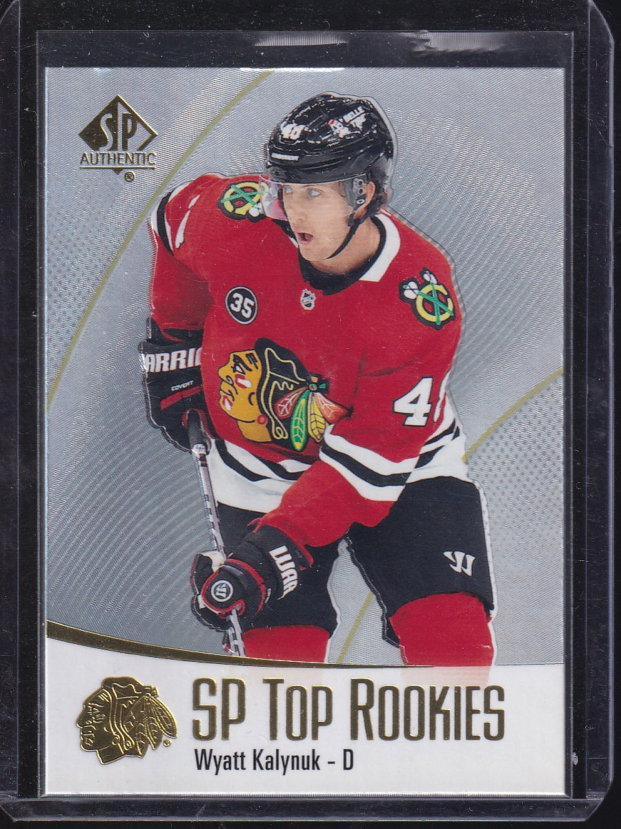 2021-22 SP Authentic #TR-49 Wyatt Kalynuk SP Top Rookies