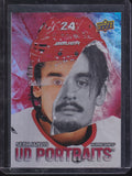2025-26 Upper Deck #P-17 Seth Jarvis UD Portraits Red #/199