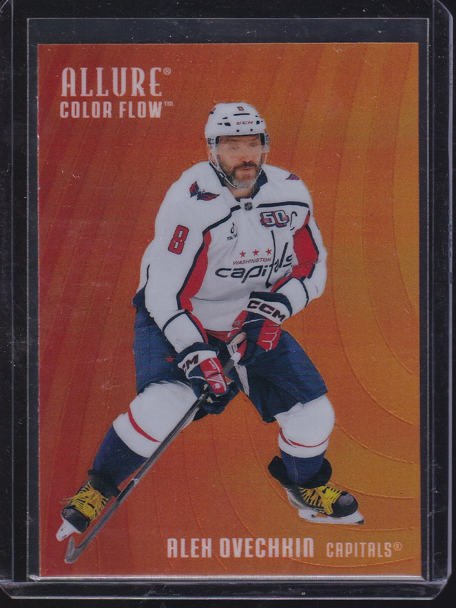 2025-26 Upper Deck Allure #CF-12 Alex Ovechkin Color Flow Red-Orange