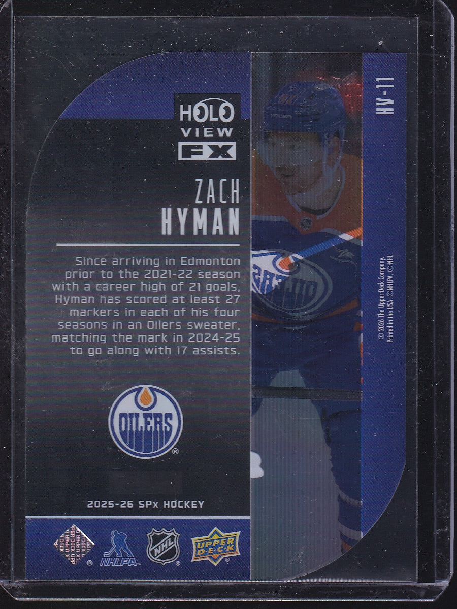 2025-26 SPx #HV-11 Zach Hyman Holoview F/X