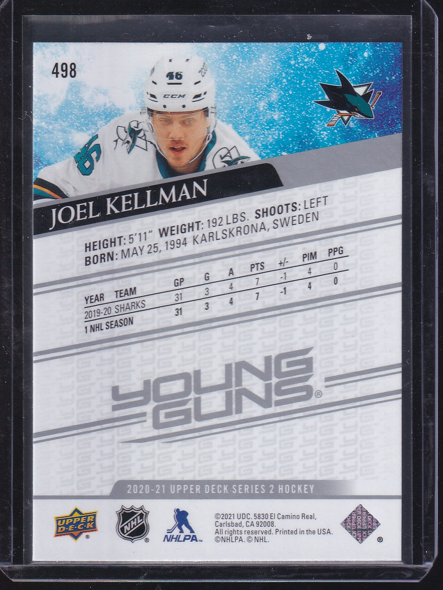 2020-21 Upper Deck #498 Joel Kellman