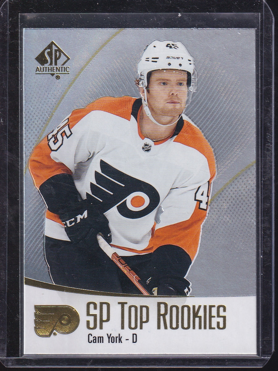 2021-22 SP Authentic #TR-7 Cam York SP Top Rookies