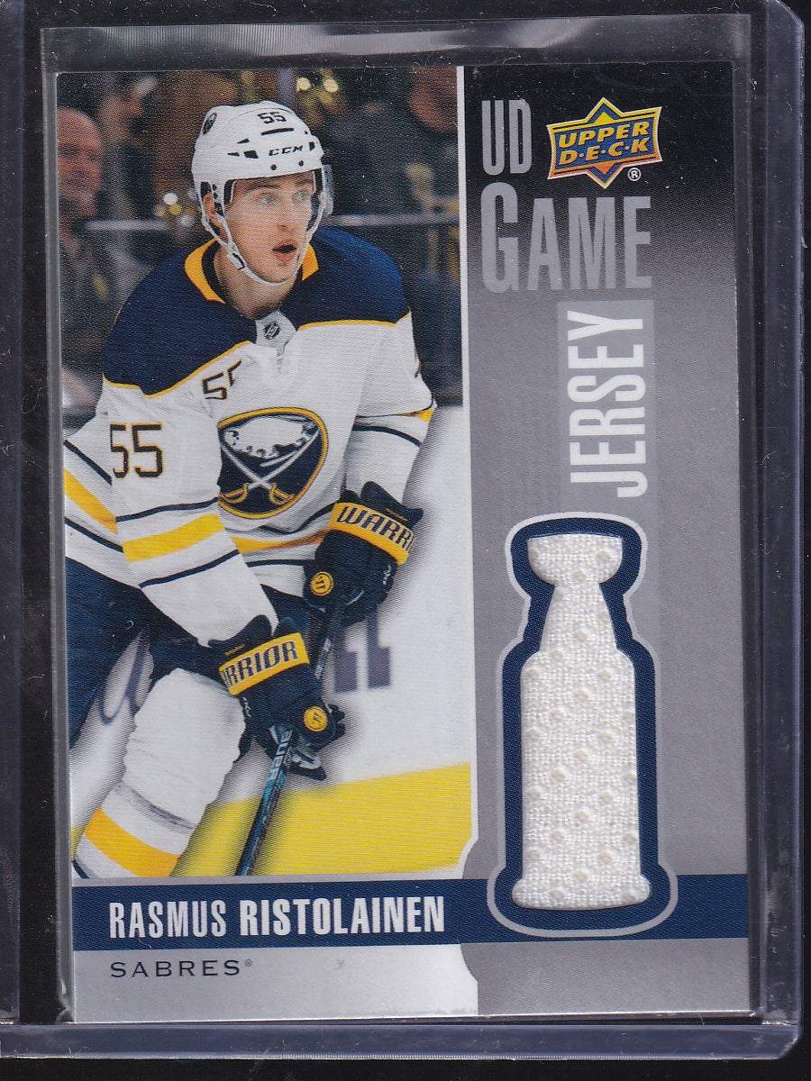 2019-20 Upper Deck #GJ-RA Rasmus Ristolainen UD Game Jersey