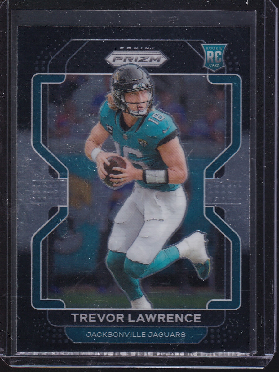 2021 Panini Chronicles #PB-1 Trevor Lawrence Prizm Black