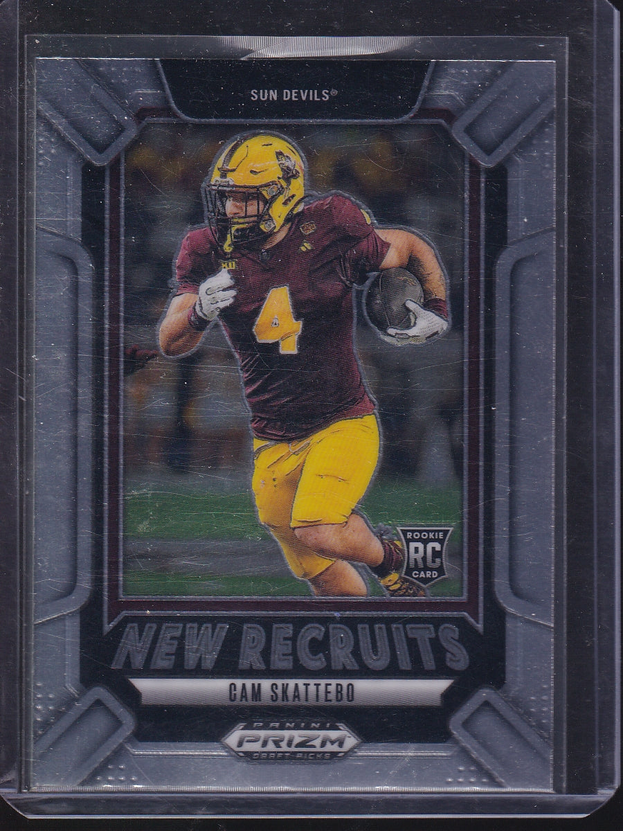 2025 Panini Prizm Draft Picks #10 Cam Skattebo New Recruits