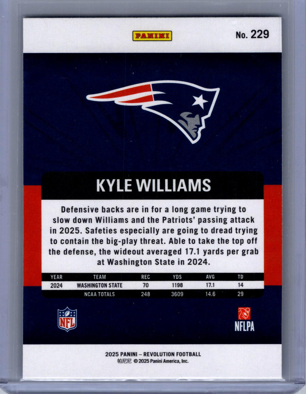 2025 Panini Revolution #229 Kyle Williams