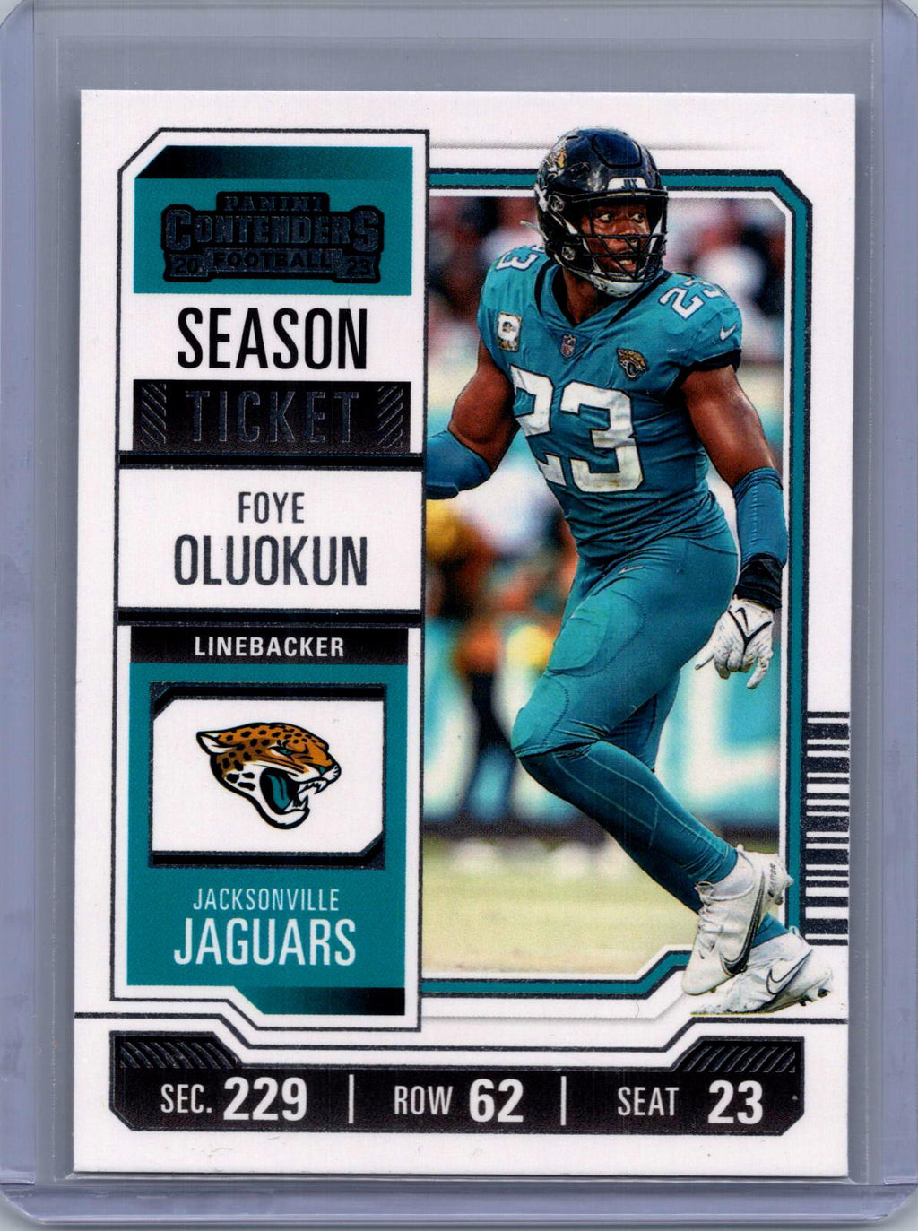 2023 Panini Contenders #46 Foye Oluokun Season Ticket Retail