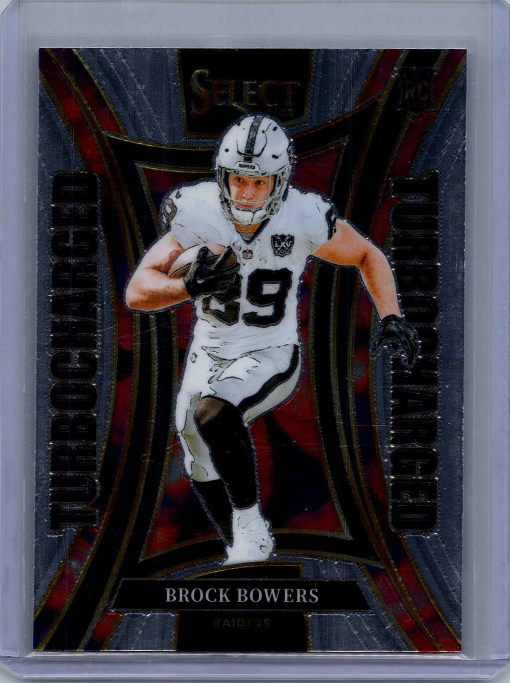 2024 Panini Select #6 Brock Bowers Turbocharged