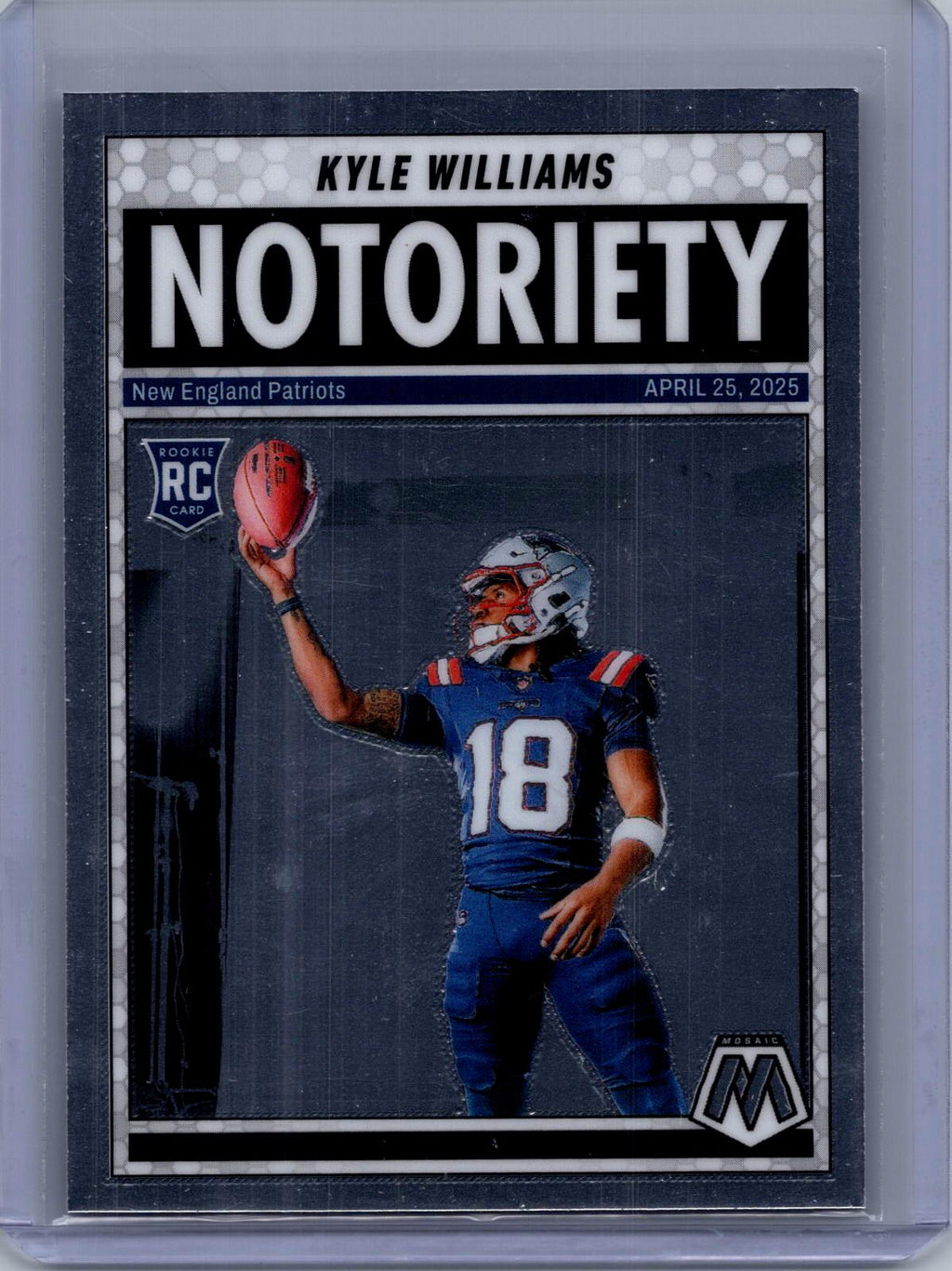 2025 Panini Mosaic #23 Kyle Williams Notoriety