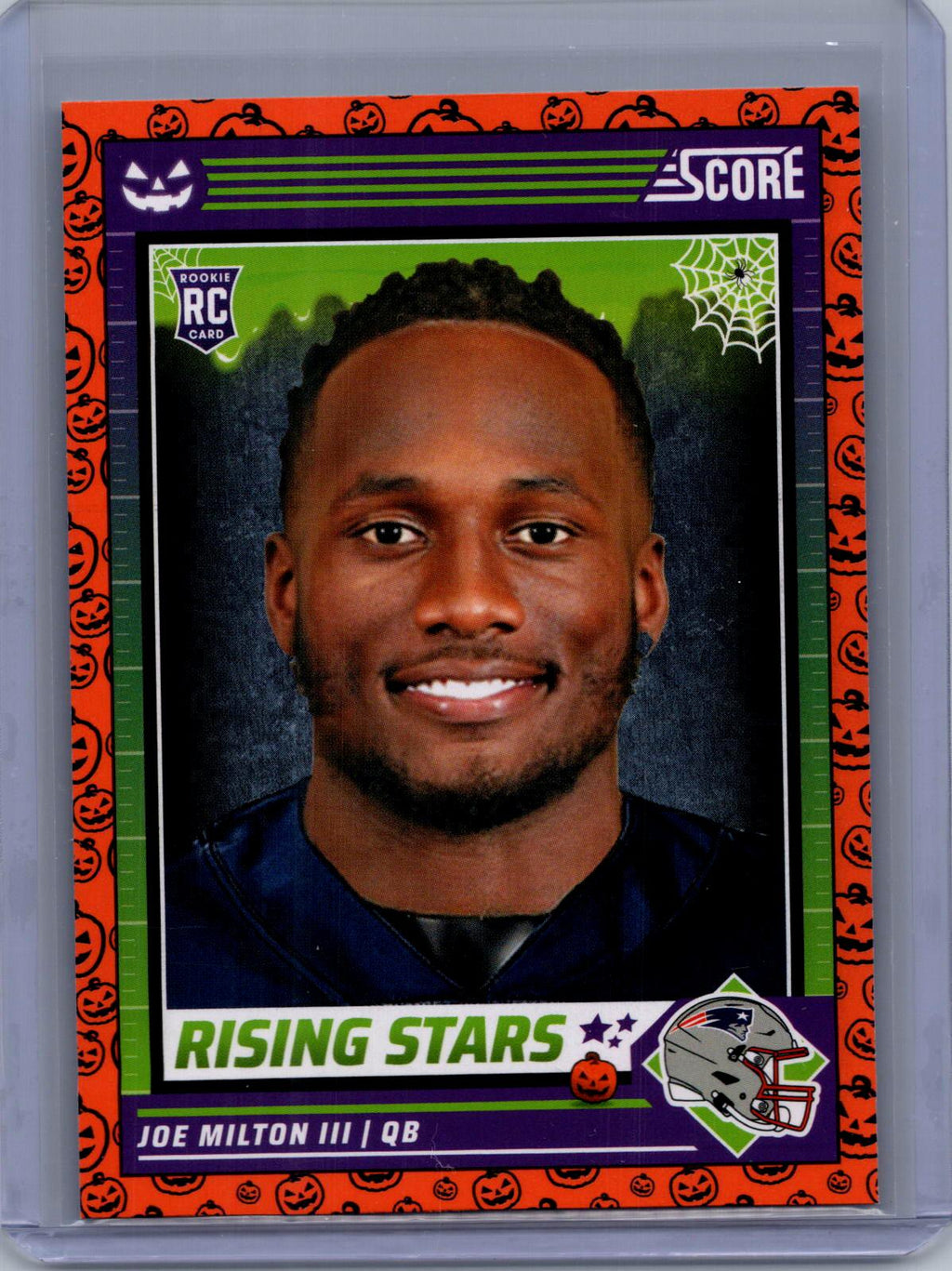 2024 Score-A-Treat #28 Joe Milton III Rising Stars Orange Pumpkin