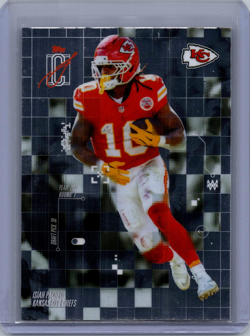 2025 Topps Signature Class #AI-15 Isiah Pacheco After Image