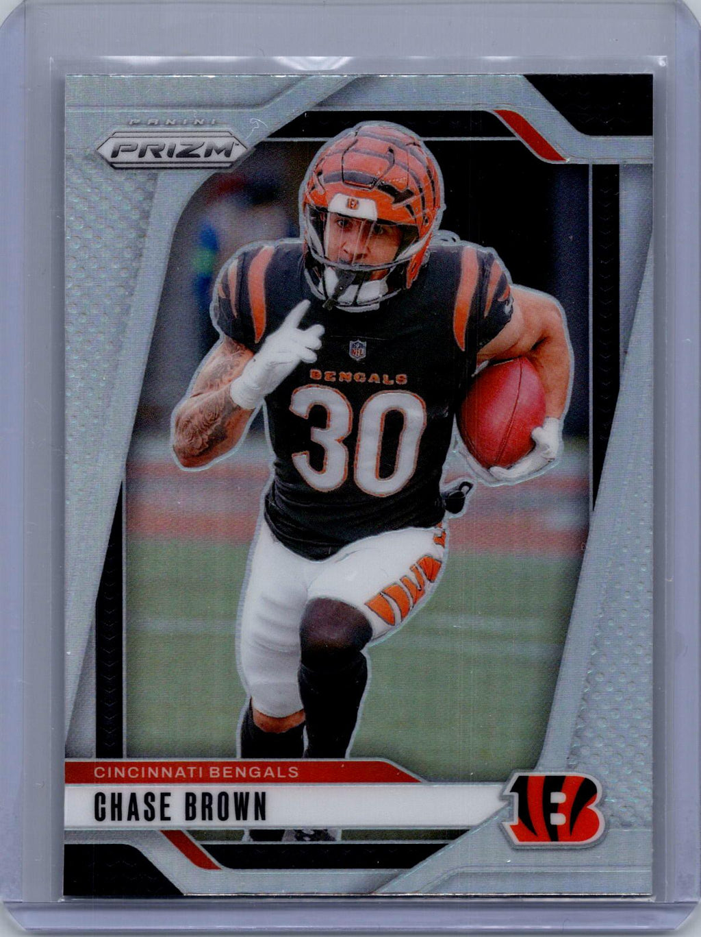 2024 Panini Prizm #60 Chase Brown Silver