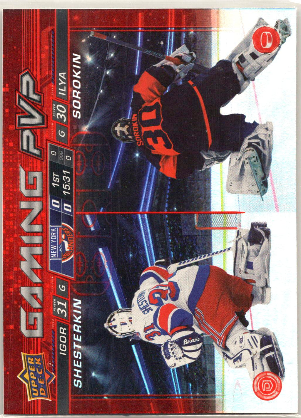 2024-25 Upper Deck #GPVP-10 Igor Shesterkin / Ilya Sorokin Gaming PVP