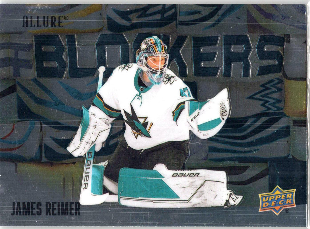 2022-23 Upper Deck Allure #BL-7 James Reimer Blockers