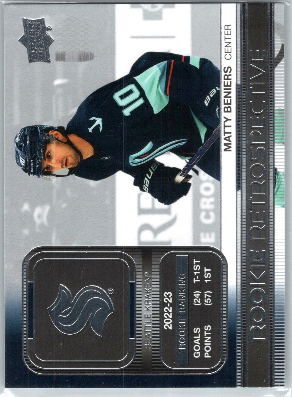 2023-24 Upper Deck #RR-11 Matty Beniers Rookie Retrospective