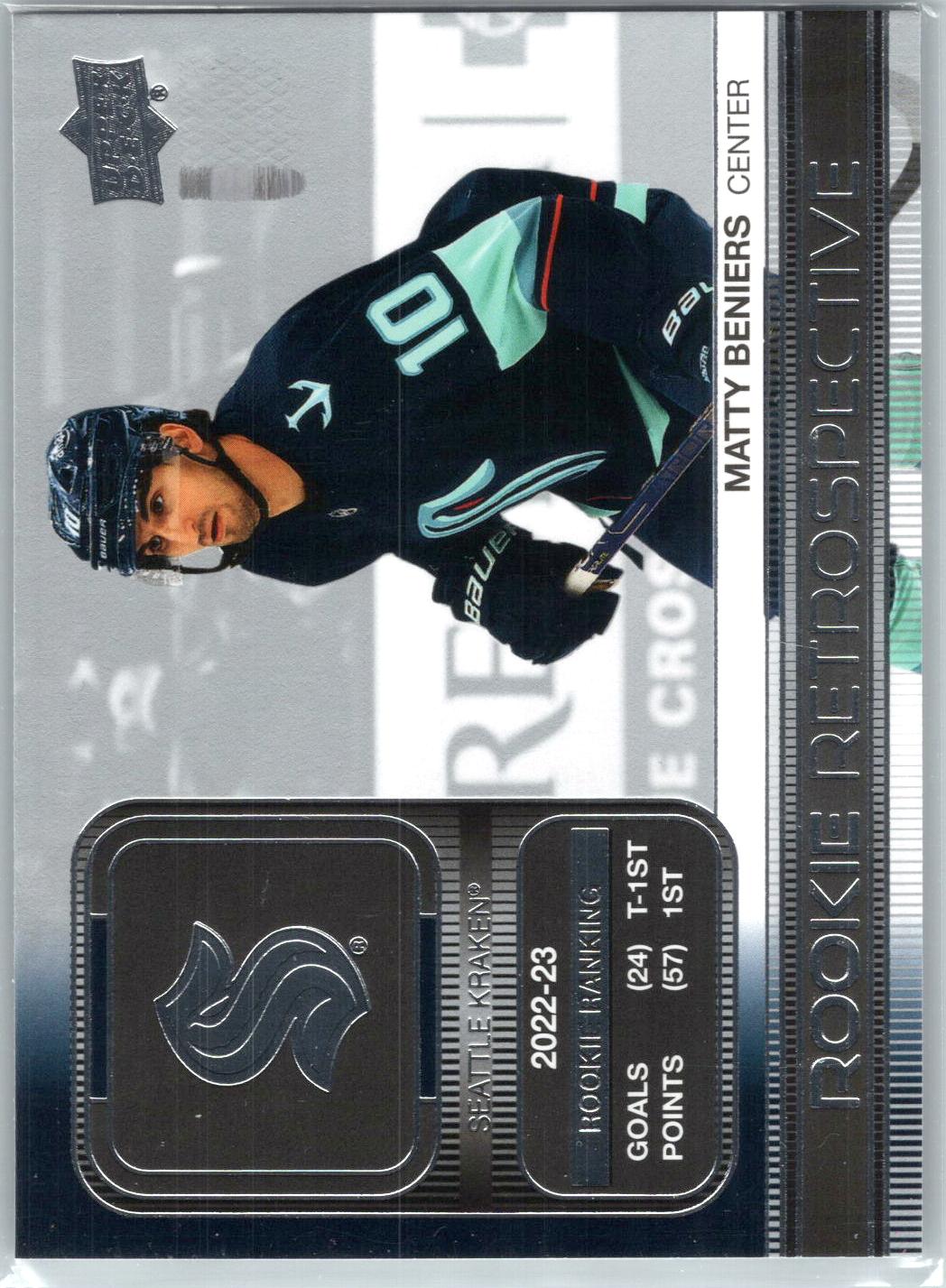 2023-24 Upper Deck #RR-11 Matty Beniers Rookie Retrospective