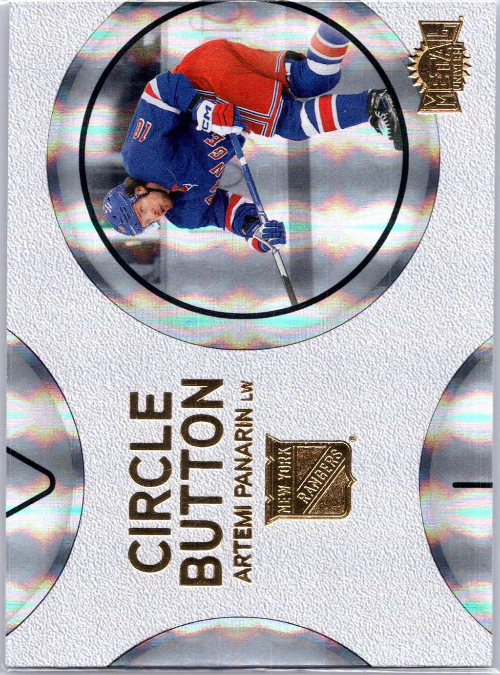 2025-26 SkyBox Metal Universe #CB-9 Artemi Panarin Circle Button