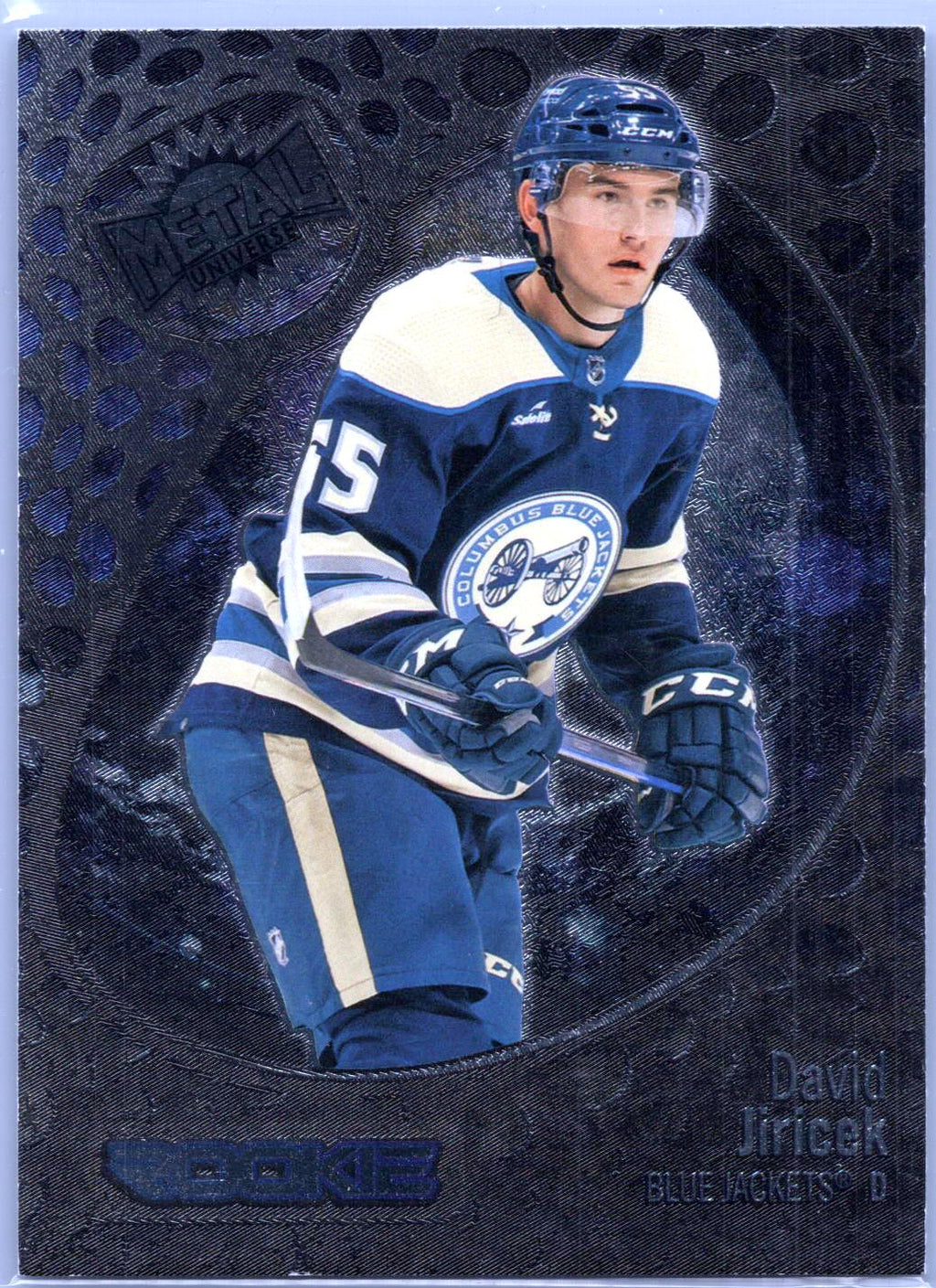 2022-23 SkyBox Metal Universe #190 David Jiricek
