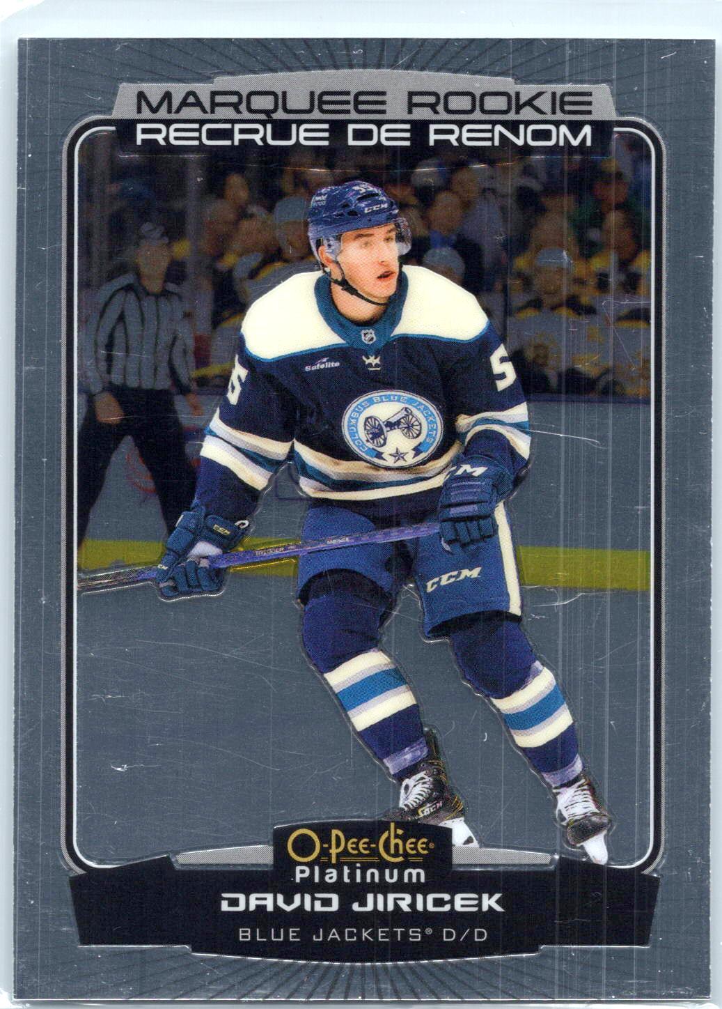 2022-23 O-Pee-Chee Platinum #293 David Jiricek