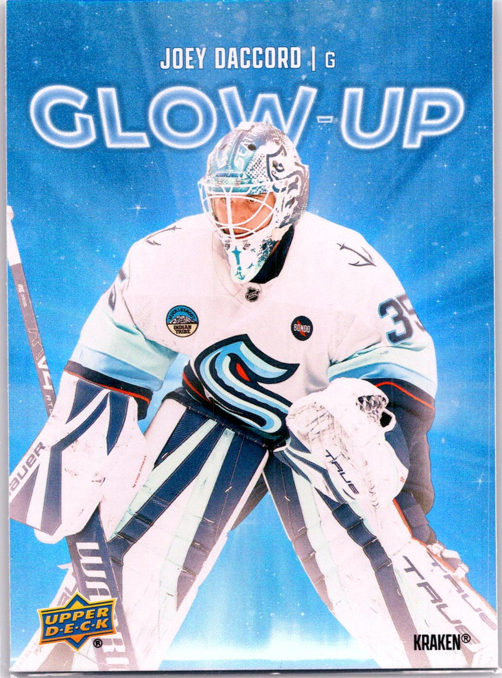 2025-26 Upper Deck #GU-17 Joey Daccord Glow-Up