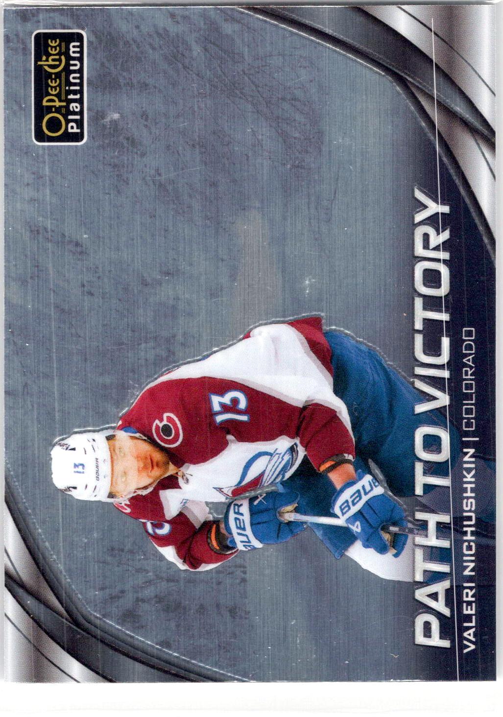 2025-26 O-Pee-Chee Platinum #PV-14 Valeri Nichushkin Path to Victory