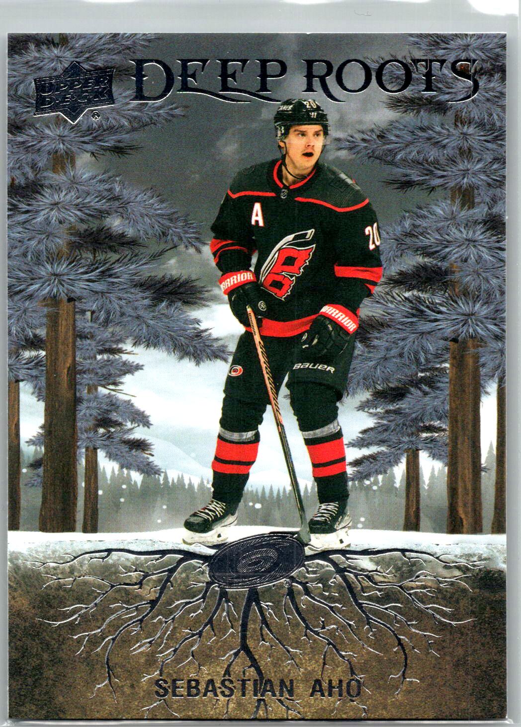2023-24 Upper Deck #DR-34 Sebastian Aho Deep Roots