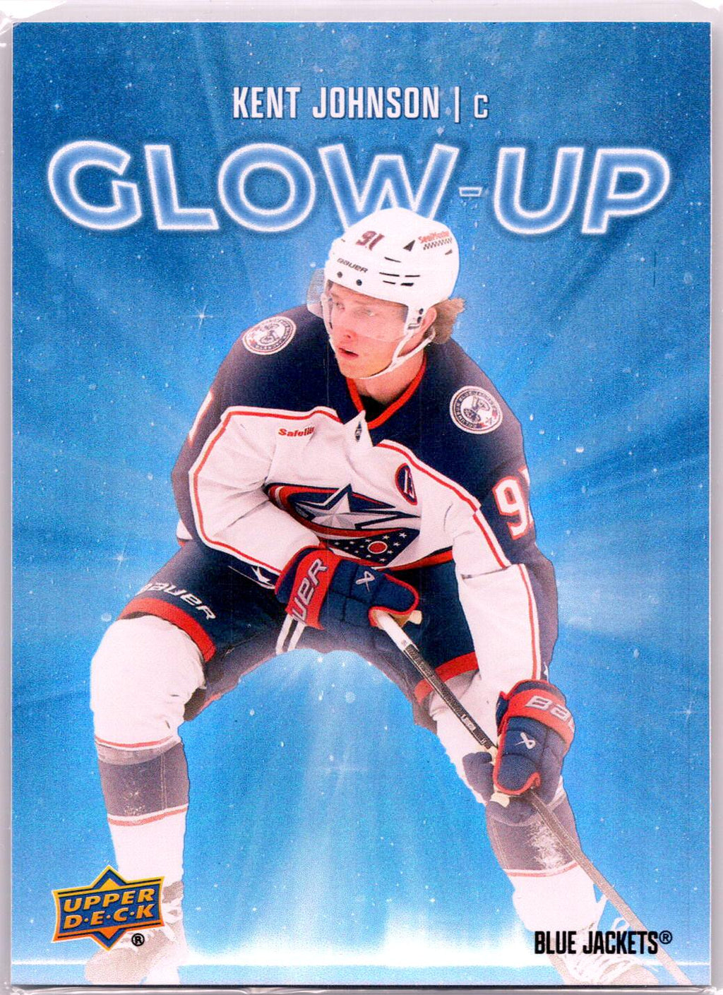 2025-26 Upper Deck #GU-4 Kent Johnson Glow-Up