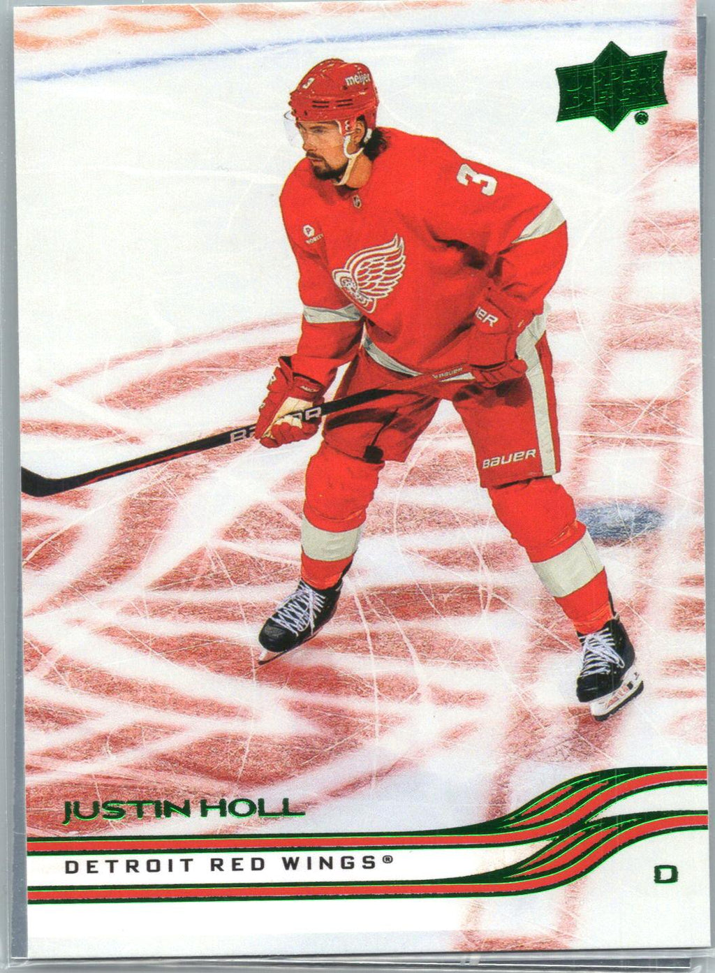 2025-26 Upper Deck #310 Justin Holl Holiday
