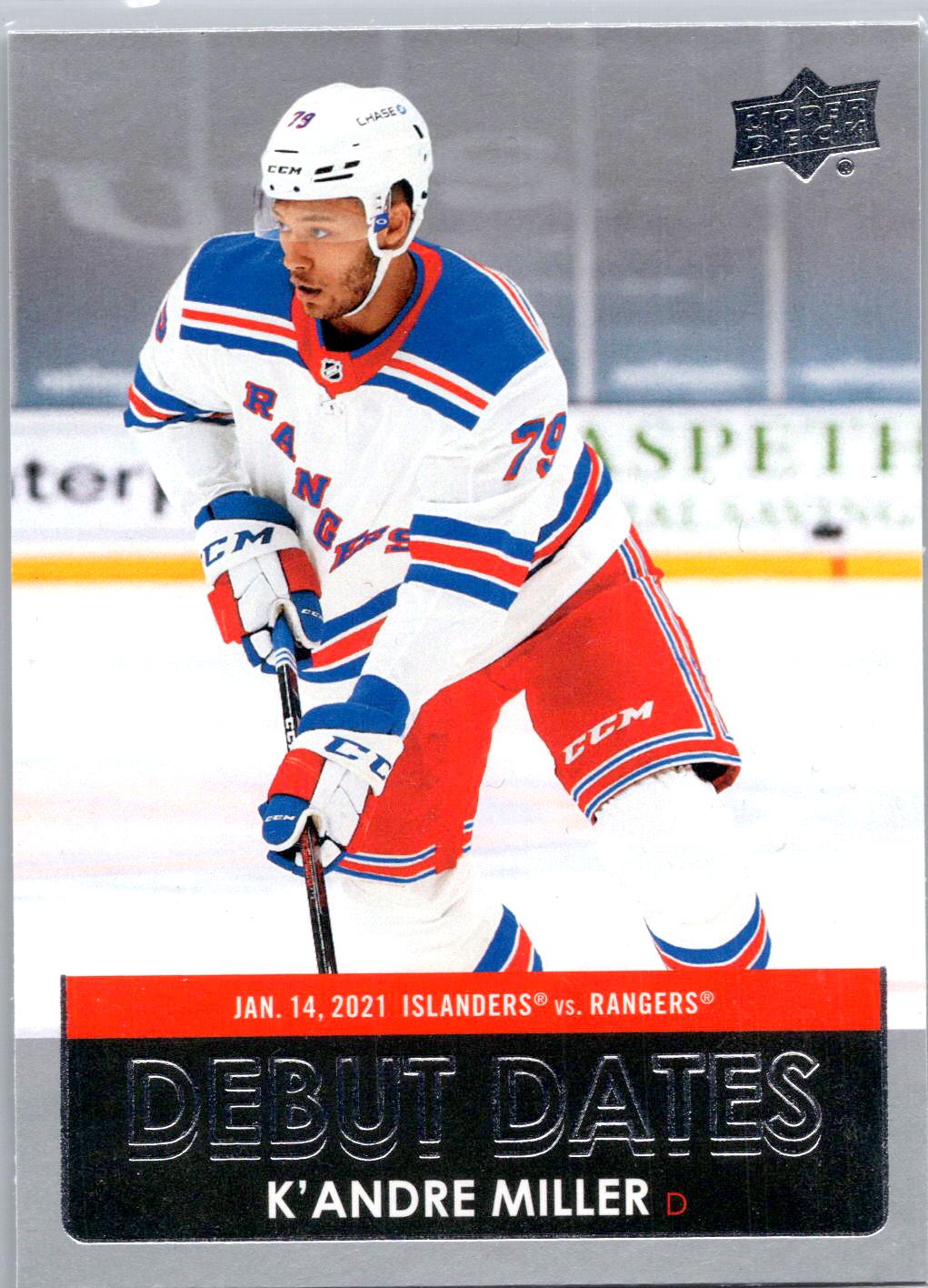 2021-22 Upper Deck #DD-6 K'Andre Miller Debut Dates