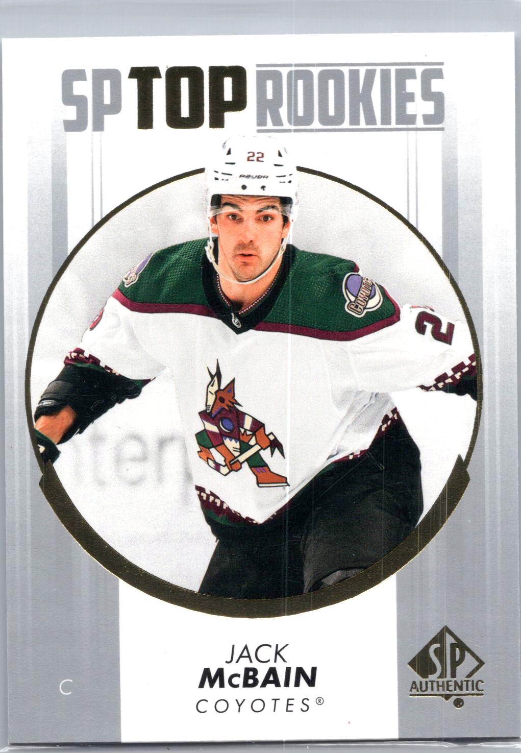2022-23 SP Authentic #TR-40 Jack McBain Top Rookies