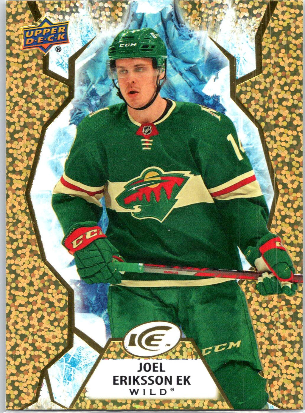 2021-22 Upper Deck Ice #59 Joel Eriksson Ek Gold