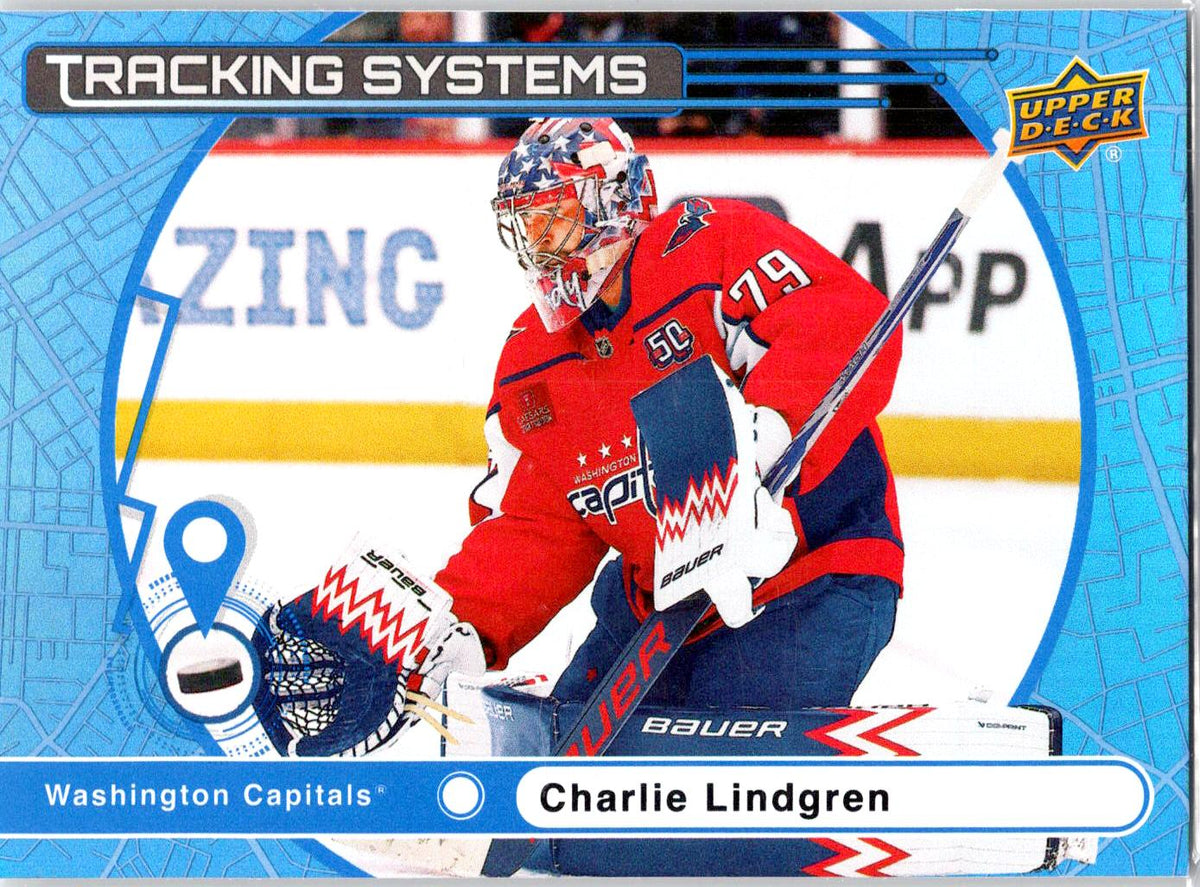 2025-26 Upper Deck #TS-27 Charlie Lindgren Tracking Systems